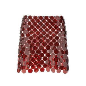 Rabanne Women Plastic Sequin Skirt